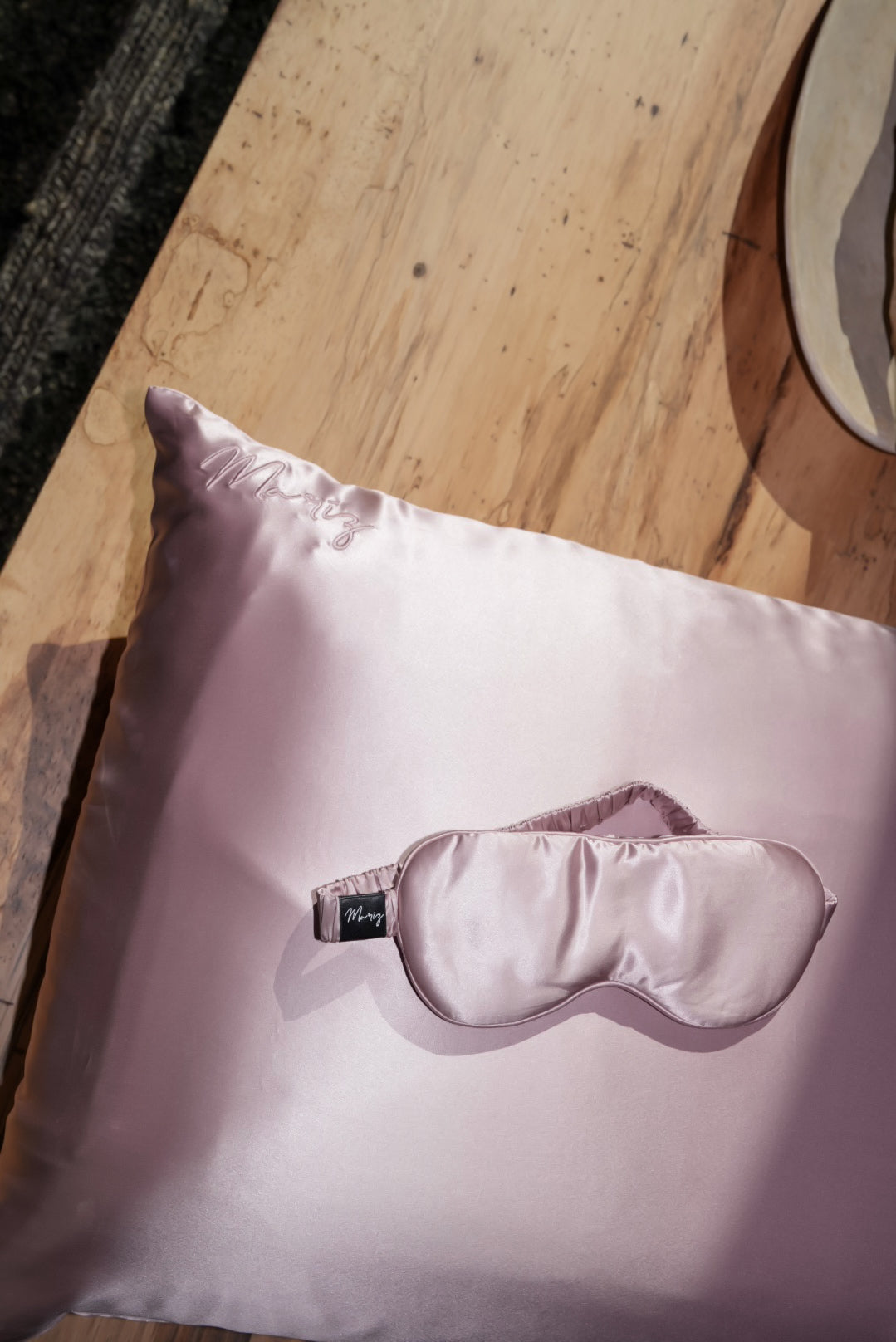 100% Pure Mulberry Silk Pillowcase - Rosé King Size pink skincare bride gift