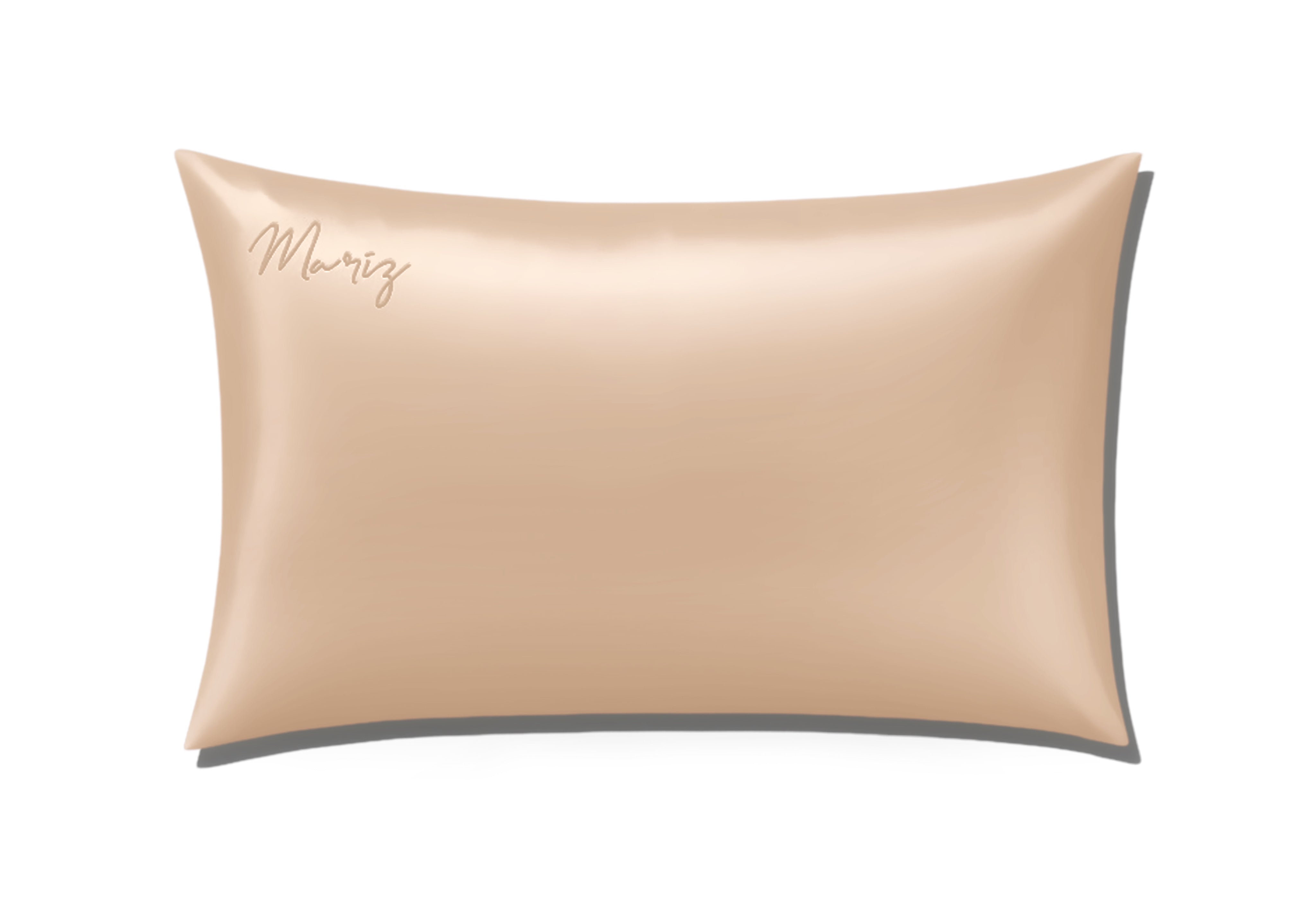 100% Pure Mulberry Silk Pillowcase - Champagne Queen Size
