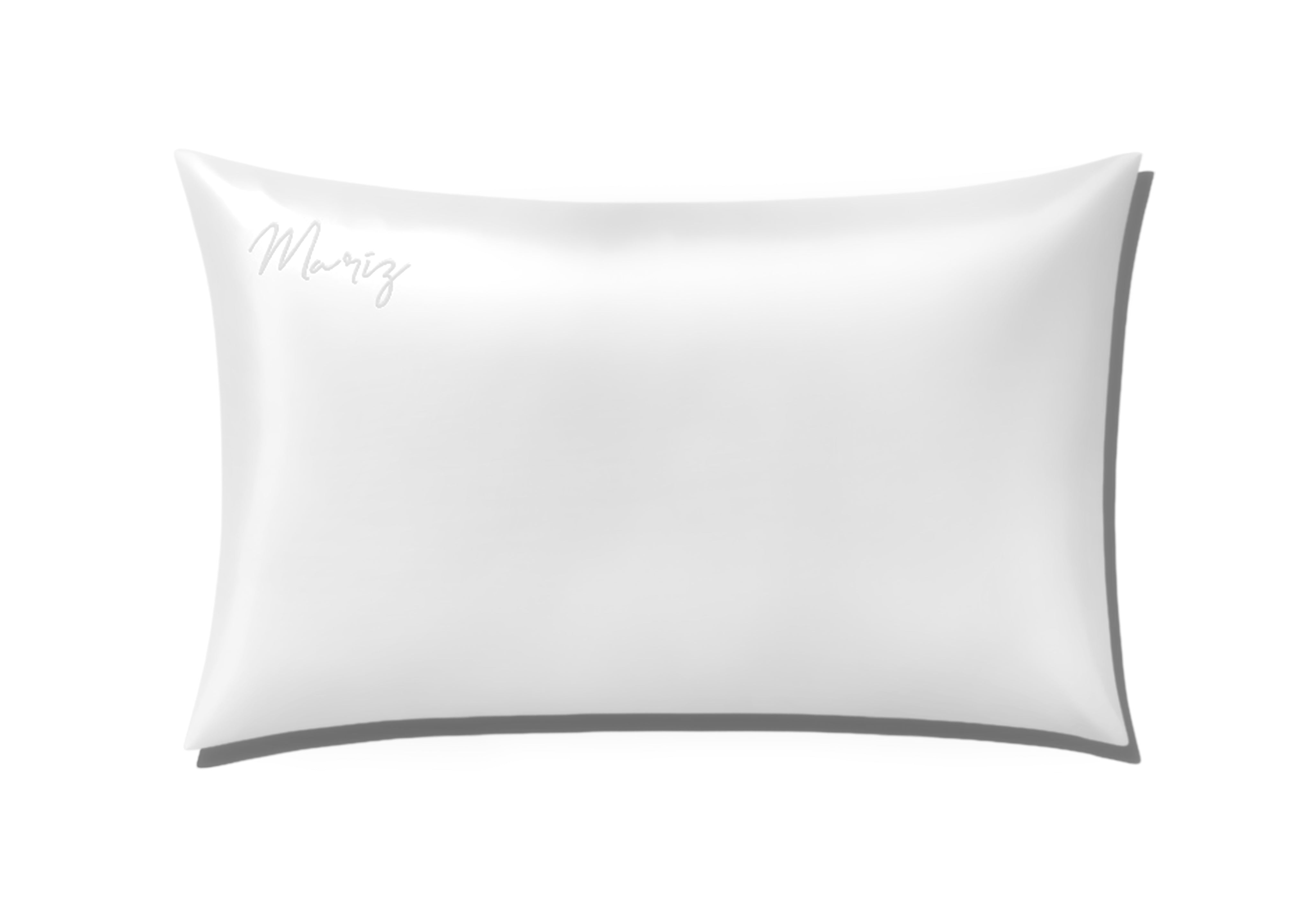 100% Pure Mulberry Silk Pillowcase - Ivory Queen Size