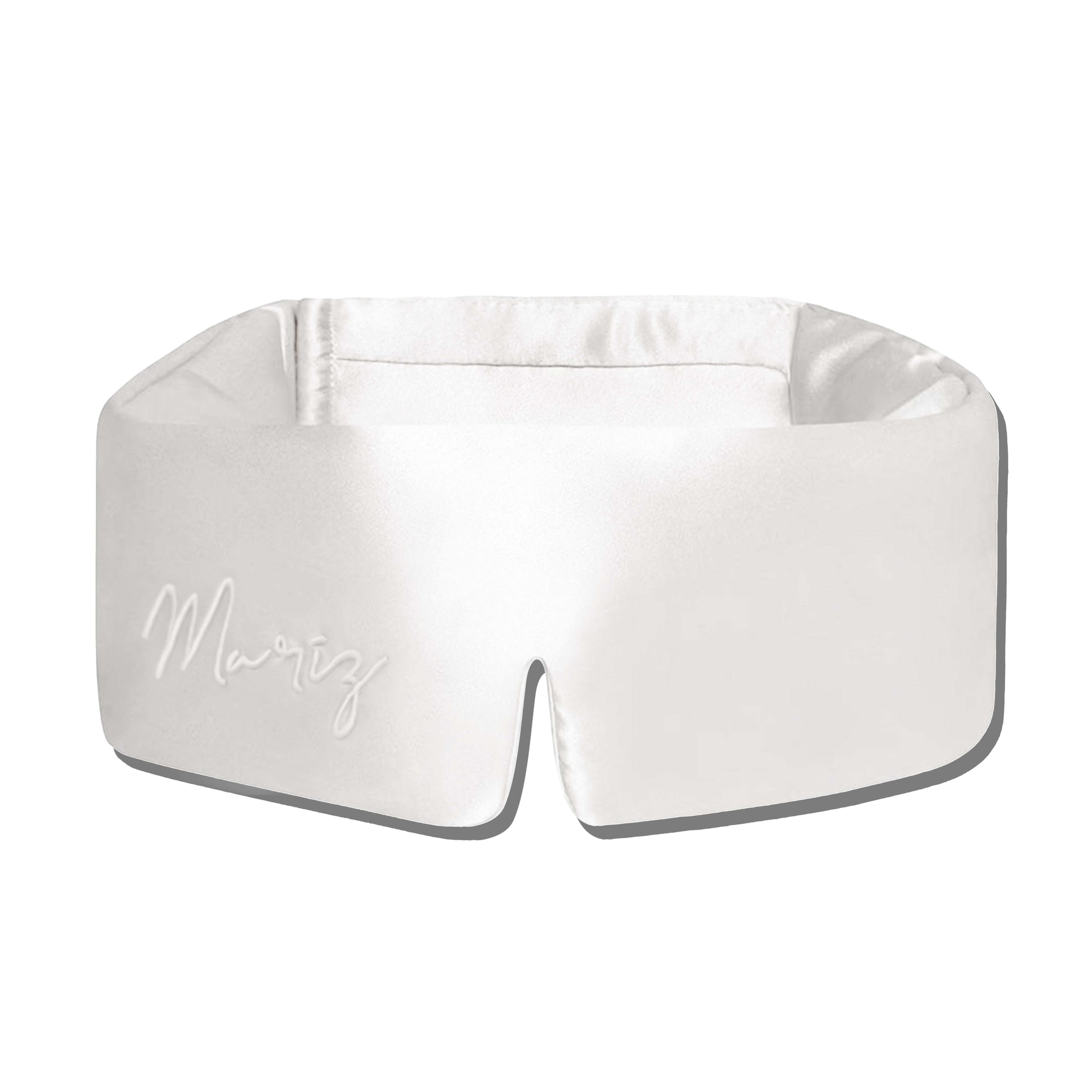 Ivory Adjustable Silk Sleep Mask