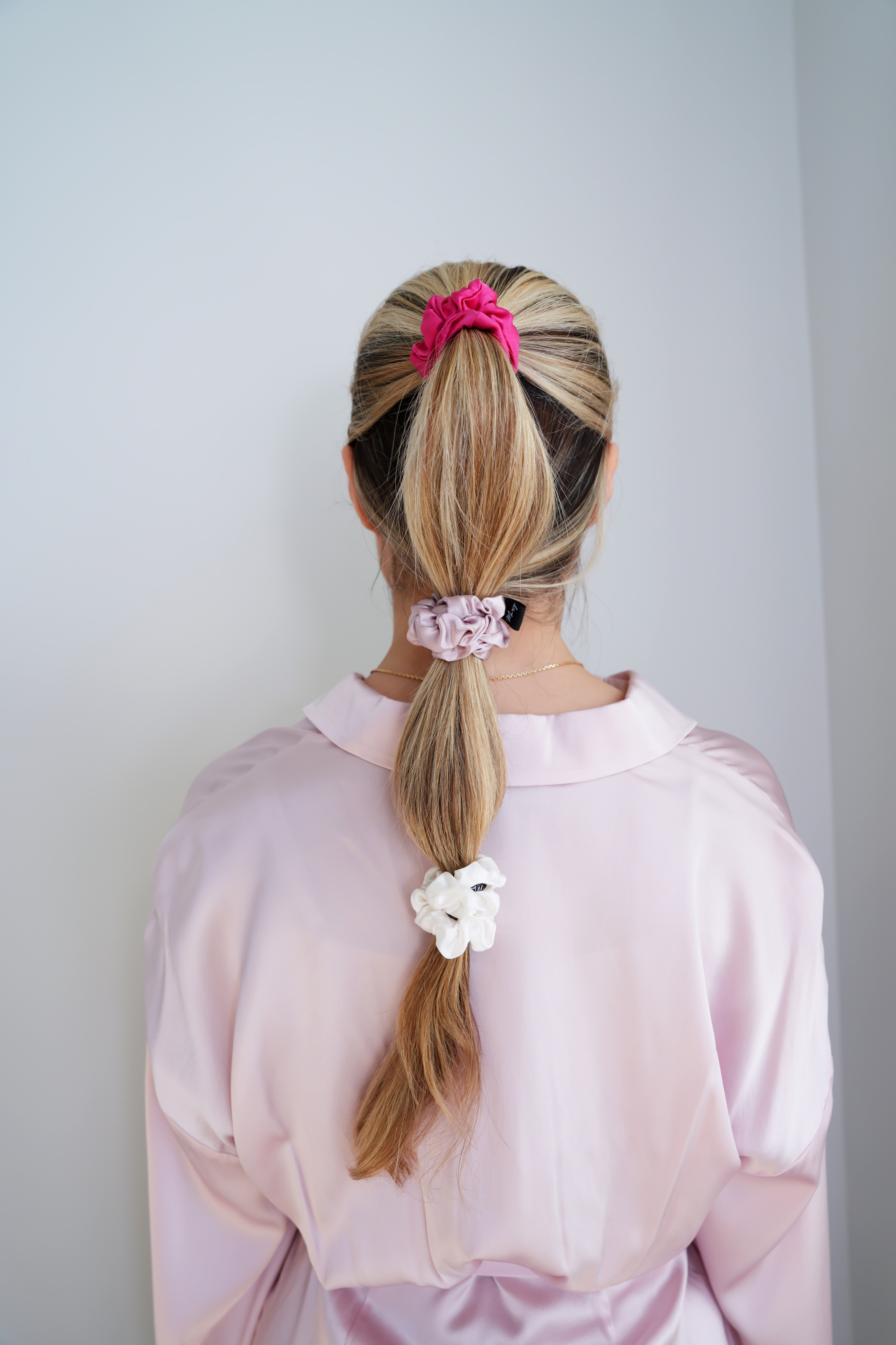 Ivory Midi Scrunchie Set