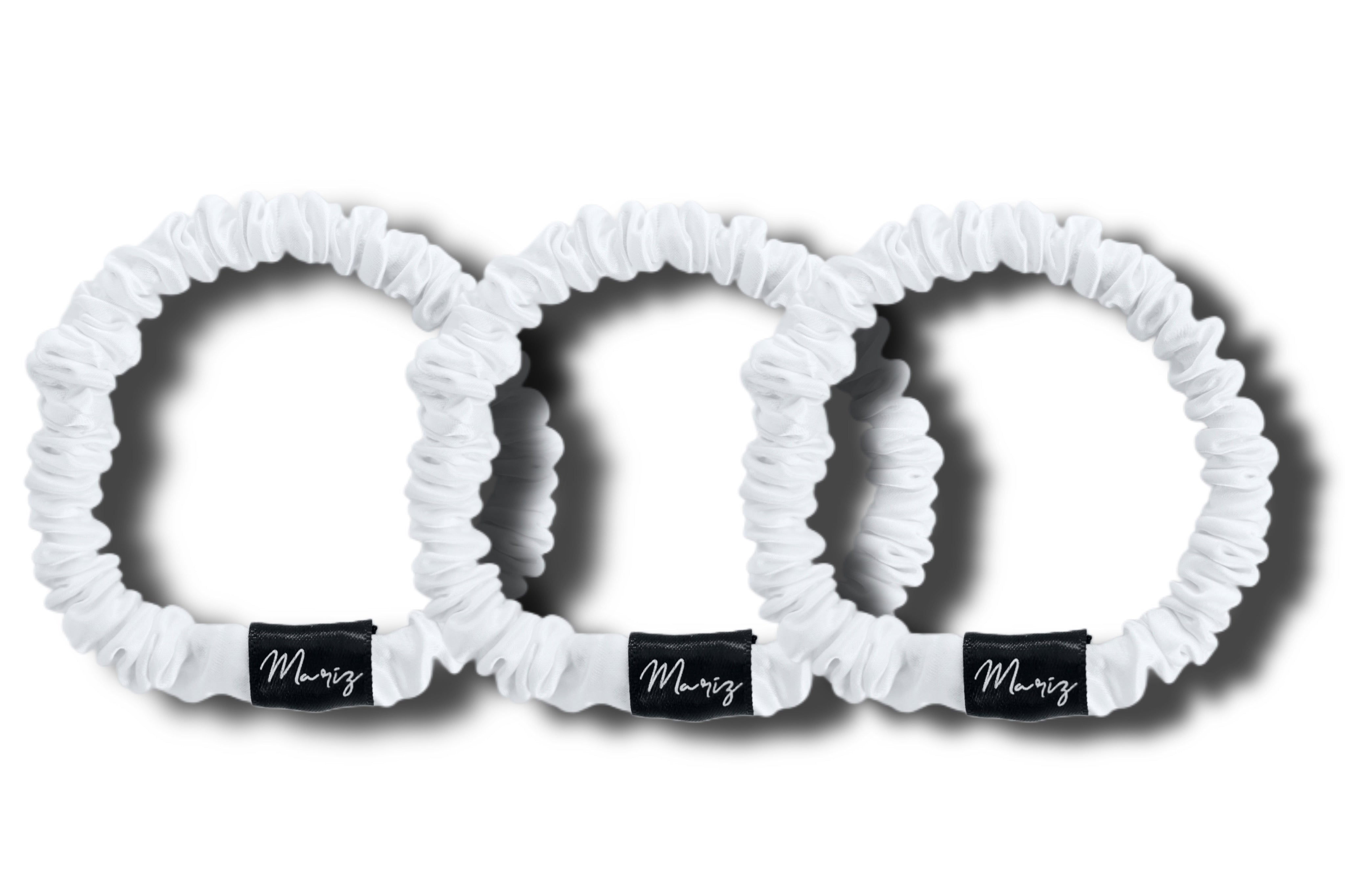 Ivory Skinny Scrunchie Set