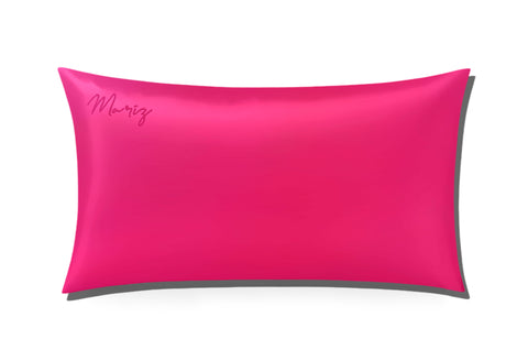 100% Pure Mulberry Silk Pillowcase - Harmony Bright Pink King Size