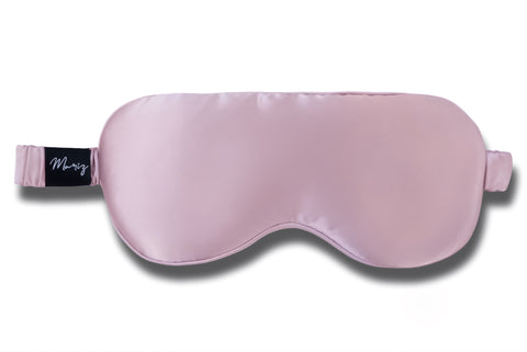Rosé Silk Sleep Mask — Classic Fit