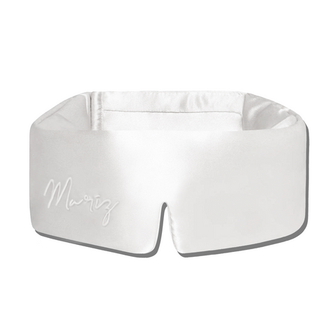 Ivory Adjustable Silk Sleep Mask