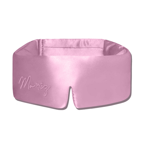 Rosé Pink Silk Sleep Mask — Cloud Fit